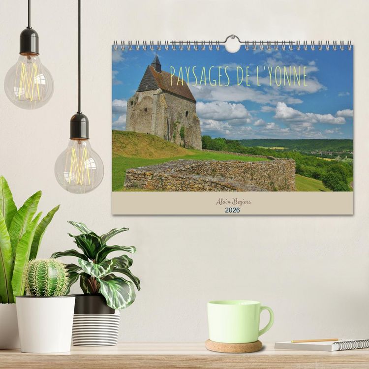 Produktbild: Paysages de l'Yonne (Calendrier mural 2026 DIN A4 vertical), CALVENDO calendrier mensuel