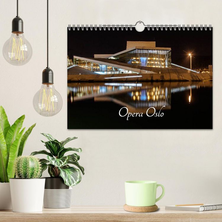 Produktbild: Opera Oslo (Wandkalender 2026 DIN A4 quer), CALVENDO Monatskalender