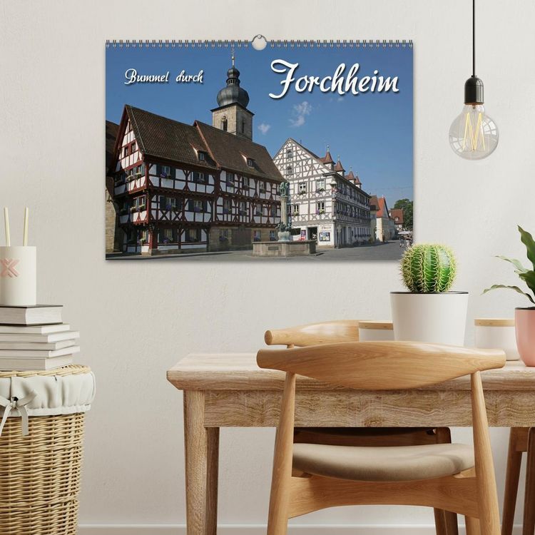 Produktbild: Bummel durch Forchheim (Wandkalender 2026 DIN A3 quer), CALVENDO Monatskalender