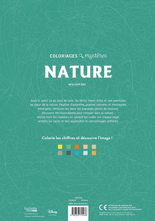 Produktbild: Nature : coloriages myst&egrave;res Disney
