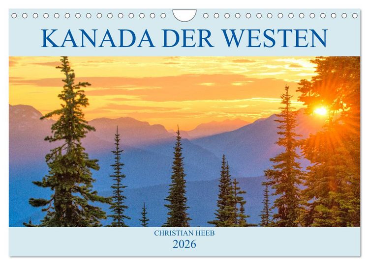 Produktbild: Kanada der Westen (Wandkalender 2026 DIN A4 quer), CALVENDO Monatskalender