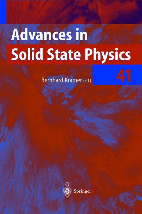 Produktbild: Advances in Solid State Physics
