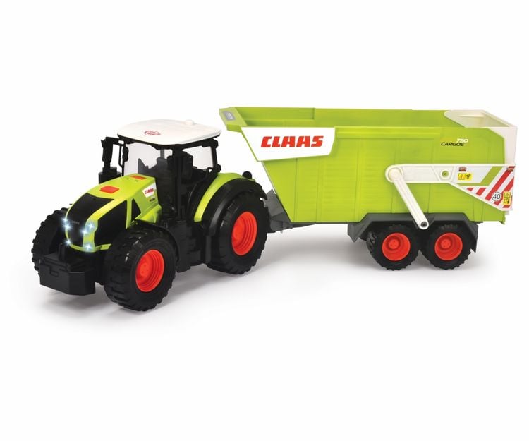 Produktbild: Dickie Toys Claas Farm Tractor & Trailer Fertigmodell Landwirtschafts Modell