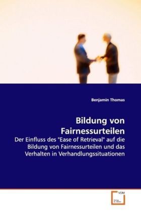 Produktbild: Thomas Benjamin: Bildung von Fairnessurteilen