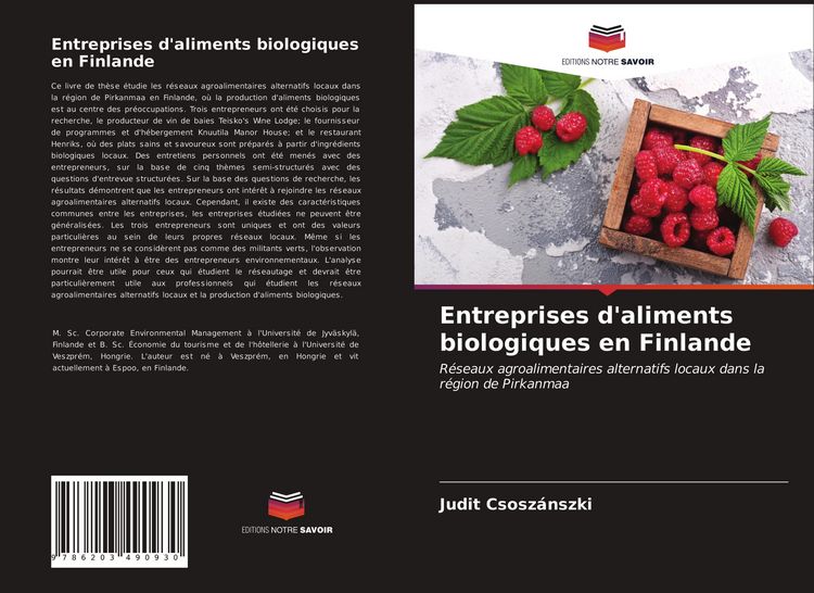 Produktbild: Entreprises d'aliments biologiques en Finlande