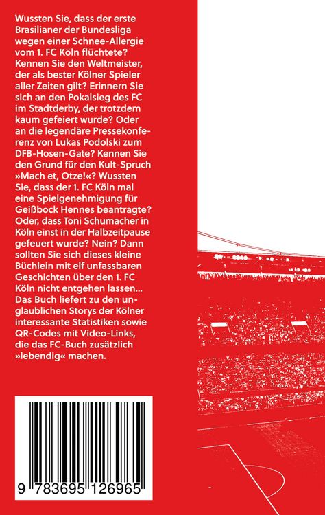 Produktbild: Elf unfassbare Geschichten &uuml;ber den 1. FC K&ouml;ln