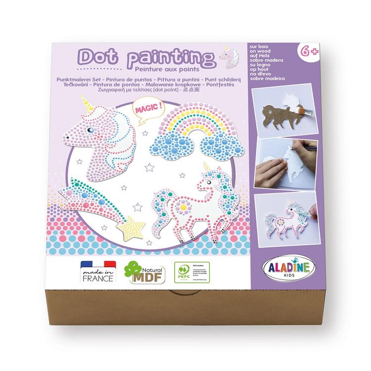 Produktbild: ALADINE - Punktmalerei Set Einhorn