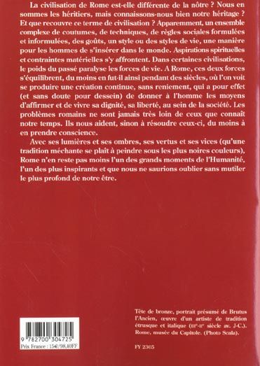 Produktbild: La civilisation romaine