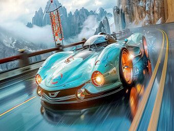 Produktbild: CALVENDO Puzzle Bolide | 1000 Teile Lege-Gr&ouml;&szlig;e 64x48cm Foto-Puzzle f&uuml;r gl&uuml;ckliche Stunden