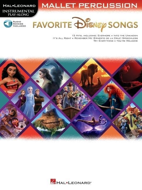 Produktbild: Favorite Disney Songs: Instrumental Play-Along for Mallet Percussion