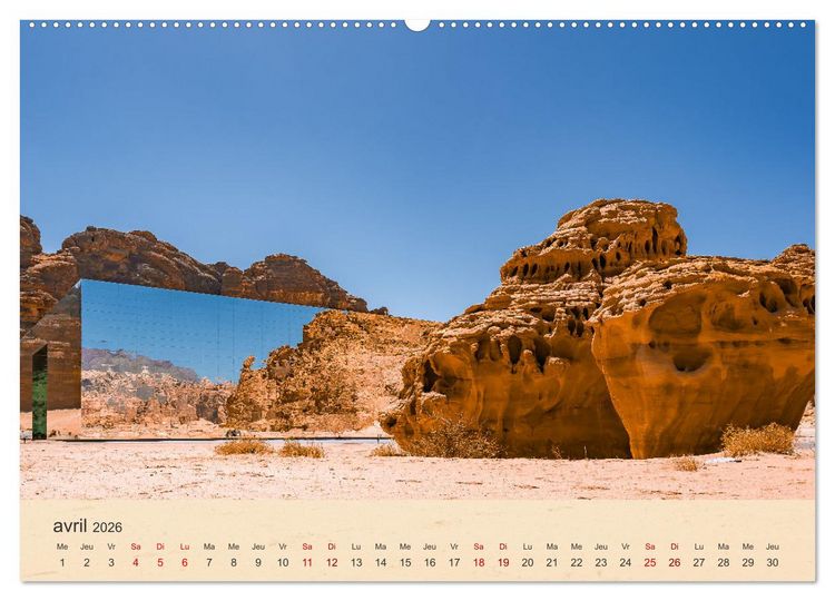 Produktbild: Arabie Saoudite - Royaume des fascinations (Calendrier mural 2026 DIN A2 vertical) calendrier de bureau
