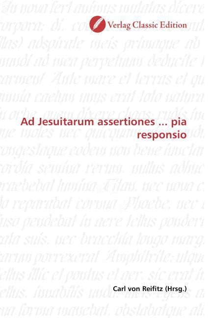 Produktbild: Ad Jesuitarum assertiones ... pia responsio