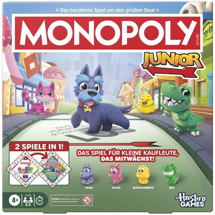 Produktbild: Monopoly Junior Square 2 In 1