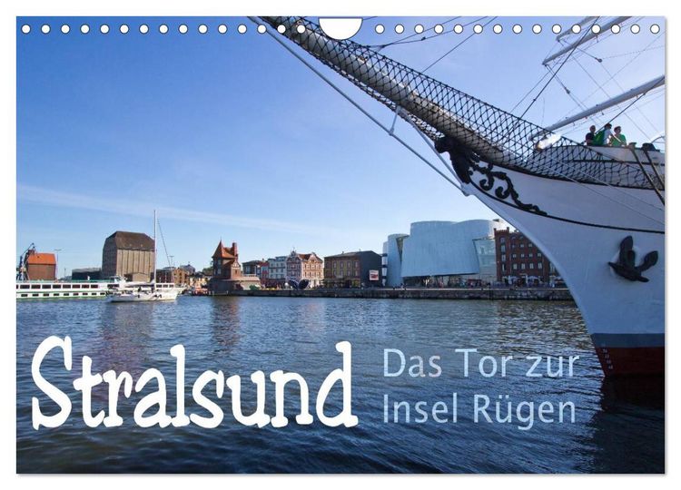 Produktbild: Stralsund. Das Tor zur Insel R&uuml;gen (Wandkalender 2026 DIN A4 quer), CALVENDO Monatskalender