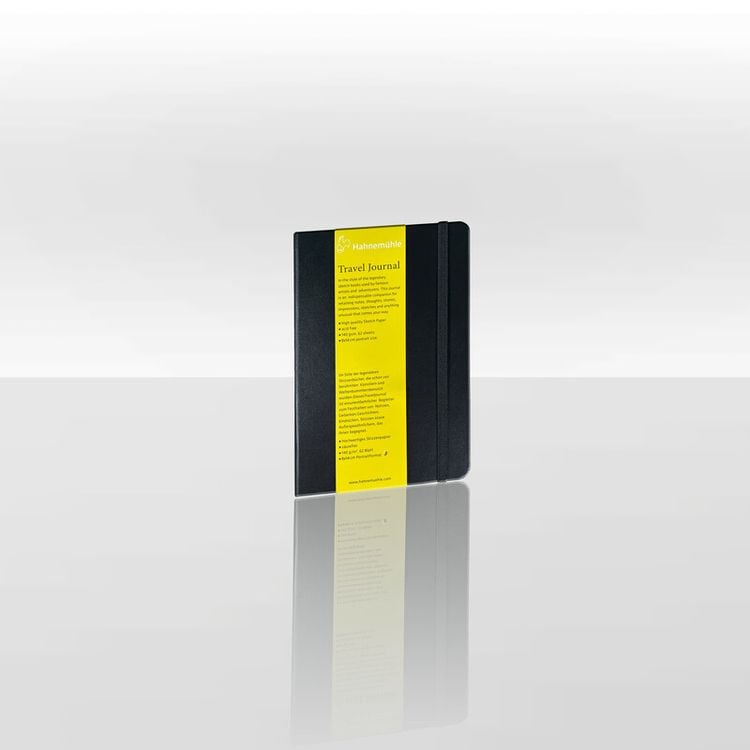 Produktbild: Hahnem&uuml;hle Papier Travel Journal, 13,5 x 21 cm Querformat, 140 g/m&sup2;