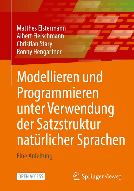 Produktbild: Modellieren und Programmieren unter Verwendung der Satzstruktur nat&uuml;rlicher Sprachen