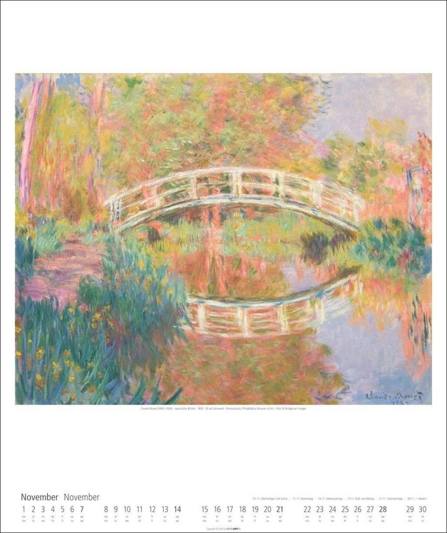 Produktbild: Claude Monet Im Garten Kalender 2027 - Im Garten