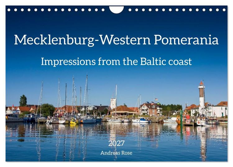 Produktbild: Mecklenburg-Western Pomerania. Impressions from the Baltic coast (Wall Calendar 2027 DIN A4 landscape), CALVENDO 12 Month Wall Calendar