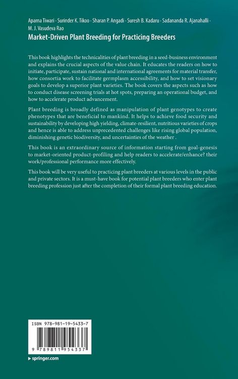 Produktbild: Market-Driven Plant Breeding for Practicing Breeders
