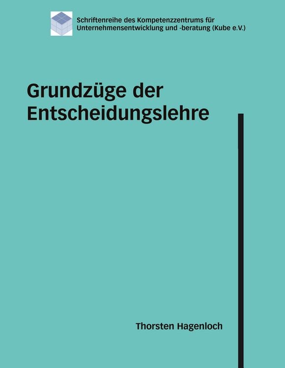 Produktbild: Grundzüge der Entscheidungslehre