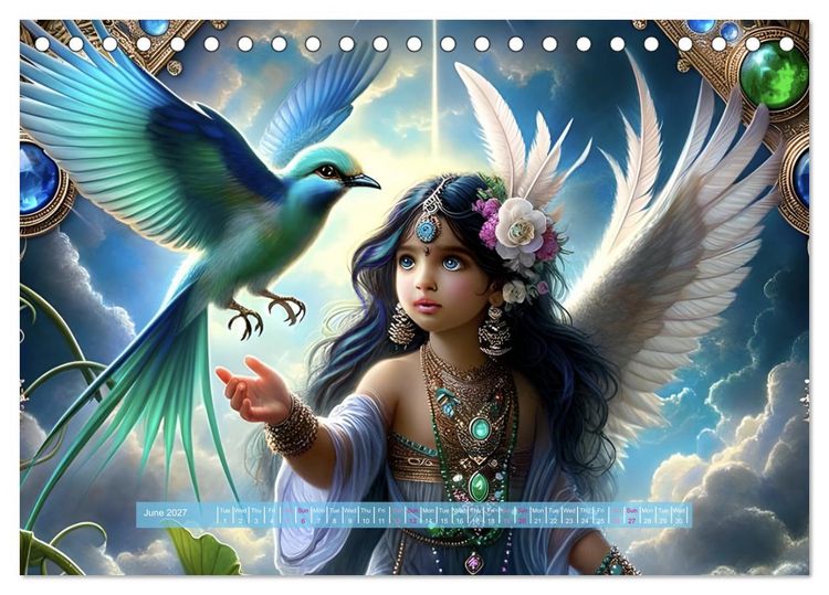 Produktbild: Spirit Animal Dreams (Desk Calendar 2027 DIN A5 landscape), CALVENDO 12 Month DeskCalendar