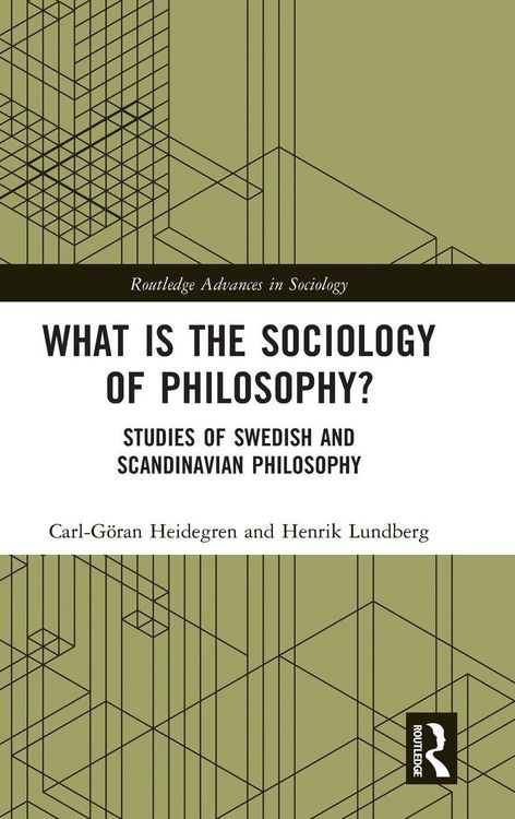 Produktbild: What is the Sociology of Philosophy?