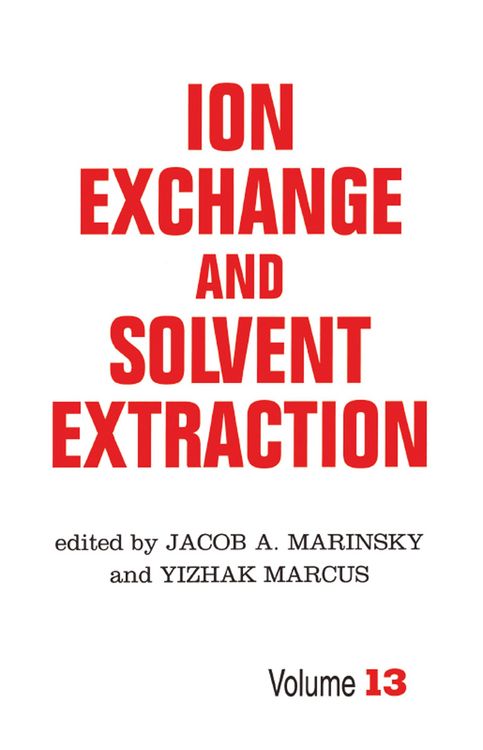 Produktbild: Ion Exchange and Solvent Extraction