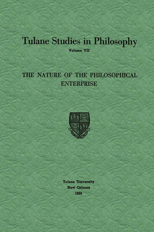 Produktbild: The Nature of the Philosophical Enterprise