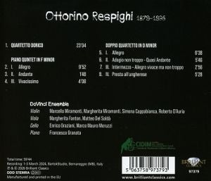 Produktbild: Respighi:Quartetto Dorico,Piano Quintet,Doppio Qua