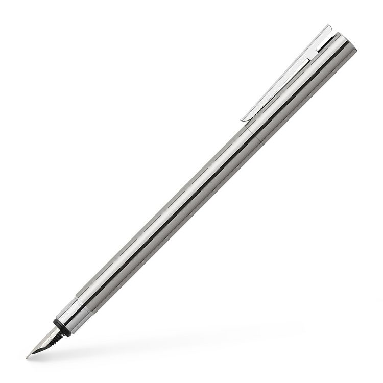 Produktbild: Faber-Castell F&uuml;ller NEO Slim Edelstahl, gl&auml;nzend, B