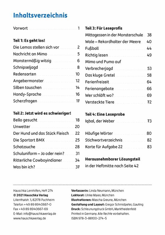 Besser lesen 4. Klasse