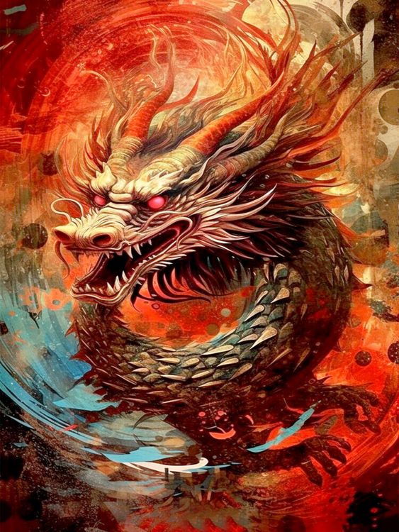 Produktbild: CALVENDO Puzzle Chinesischer Drache | 1000 Teile Lege-Gr&ouml;&szlig;e 64x48cm Foto-Puzzle f&uuml;r gl&uuml;ckliche Stunden