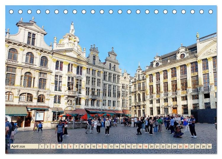 Produktbild: Sch&ouml;nste St&auml;dte in Belgien (Tischkalender 2026 DIN A5 quer), CALVENDO Monatskalender