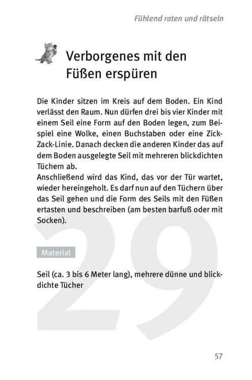 Produktbild: Die 50 besten F&uuml;hl- und Tastspiele