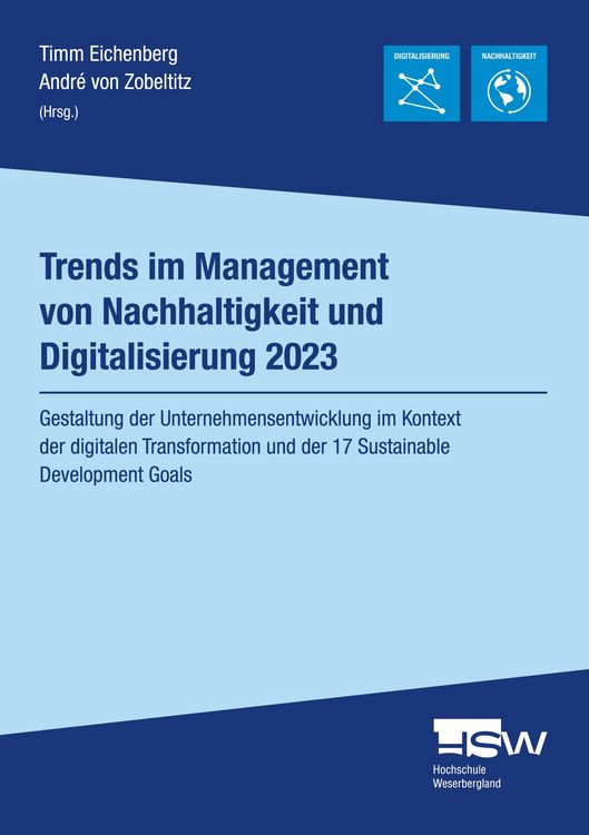Produktbild: Trends im Management von Nachhaltigkeit und Digitalisierung 2023