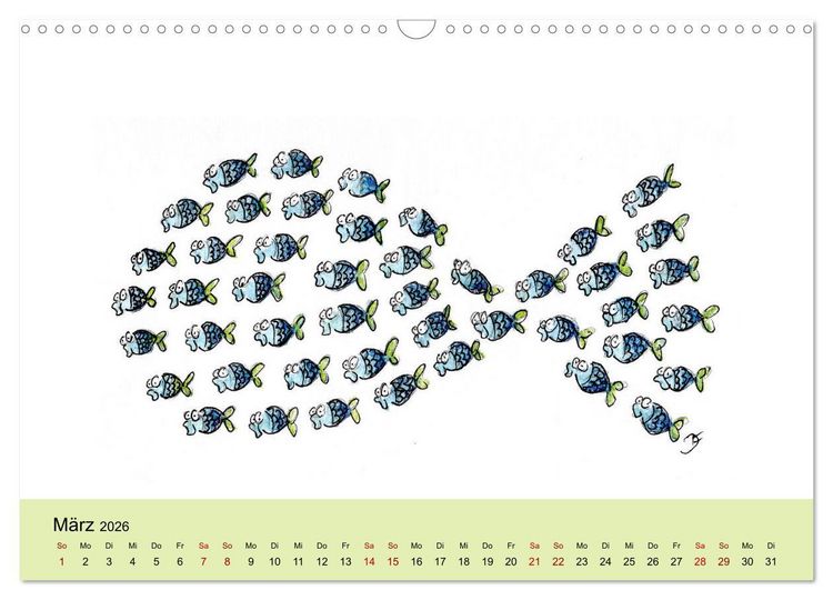 Produktbild: Gemeinsam stark (Wandkalender 2026 DIN A3 quer), CALVENDO Monatskalender