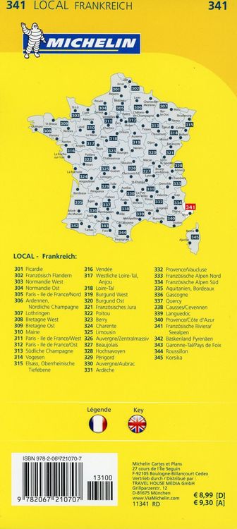 Produktbild: Michelin Franz&ouml;sische Riviera - Seealpen