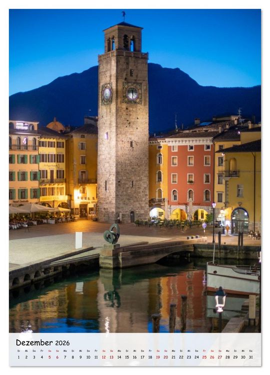 Produktbild: Riva del Garda ... und die Ponalestra&szlig;e (Wandkalender 2026 DIN A2 hoch), CALVENDO Monatskalender