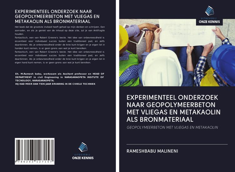 Produktbild: EXPERIMENTEEL ONDERZOEK NAAR GEOPOLYMEERBETON MET VLIEGAS EN METAKAOLIN ALS BRONMATERIAAL