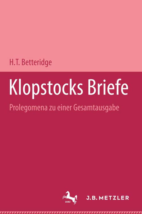 Produktbild: Klopstocks Briefe
