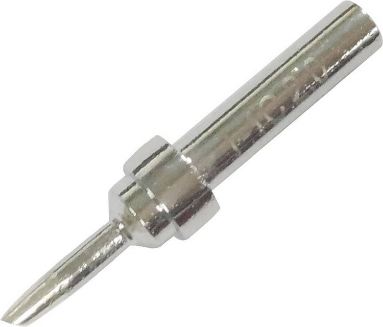 Produktbild: TOOLCRAFT HF-2,0-45 L&ouml;tspitze abgeschr&auml;gt 45&deg; Spitzen-Gr&ouml;&szlig;e 2 mm Spitzen-L&auml;nge 17 mm Inhalt 1 St.