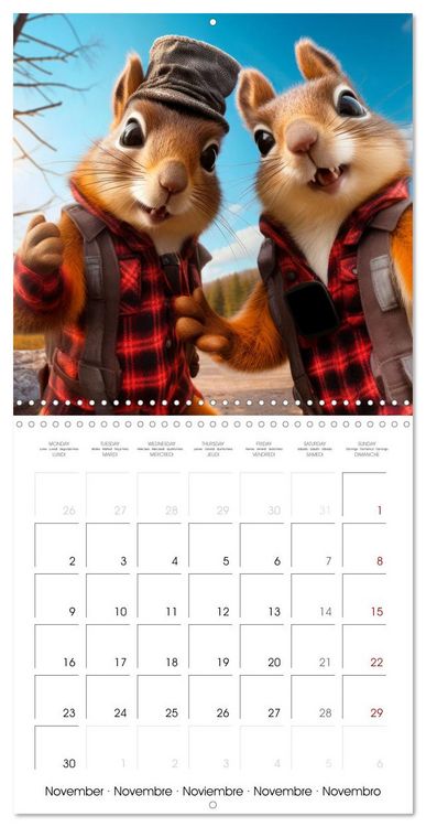 Produktbild: Jolly Selfies (Wall Calendar 2026 12 &times; 12 Inch) CALVENDO 12 Month Wall Calendar