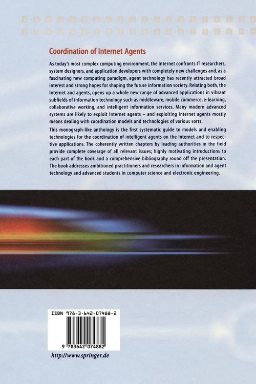 Produktbild: Coordination of Internet Agents