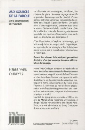 Produktbild: Self-Organisation of Speech / Aux sources de la parole