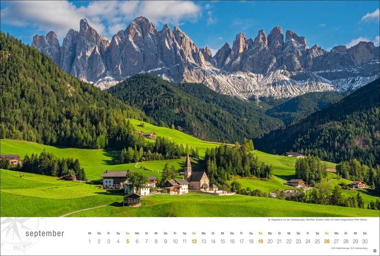 Produktbild: S&uuml;dtirol Globetrotter Kalender 2027 - Von romantischen T&auml;lern und schroffer Bergwelt