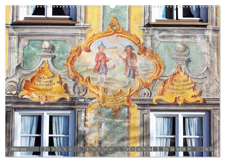 Produktbild: MITTENWALD Eine Perle im Oberen Isartal (Wandkalender 2026 DIN A2 quer), CALVENDO Monatskalender
