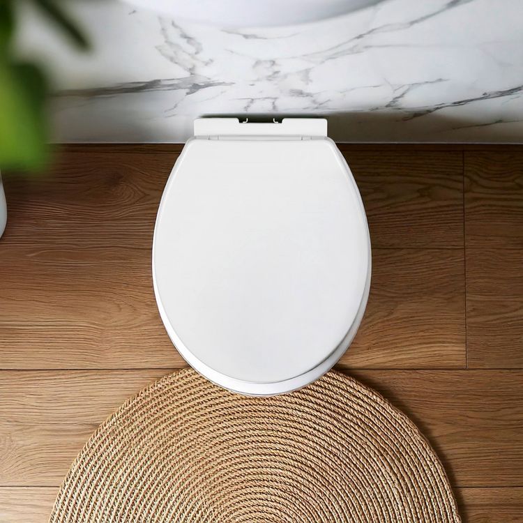 Produktbild: WC-Sitz Mod. Luri, wei&szlig;, Thermoplast, 35.5x43 cm, mit Easy-Close Absenkautomatik