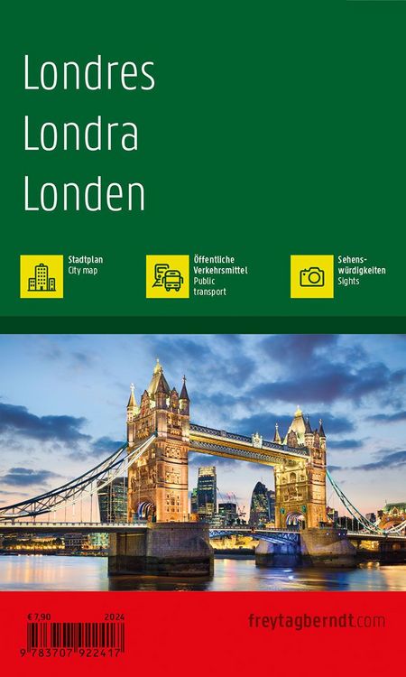 Produktbild: Freytag & berndt Innenstadtplan London 1:10.000