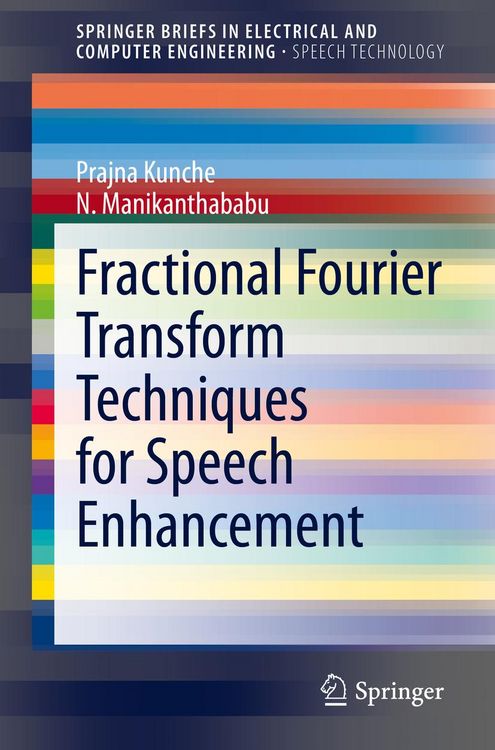 Produktbild: Fractional Fourier Transform Techniques for Speech Enhancement