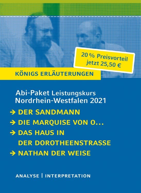 Produktbild: Abitur-Paket Nordrhein-Westfalen 2021. Deutsch Leistungskurs - Königs Erläuterungen